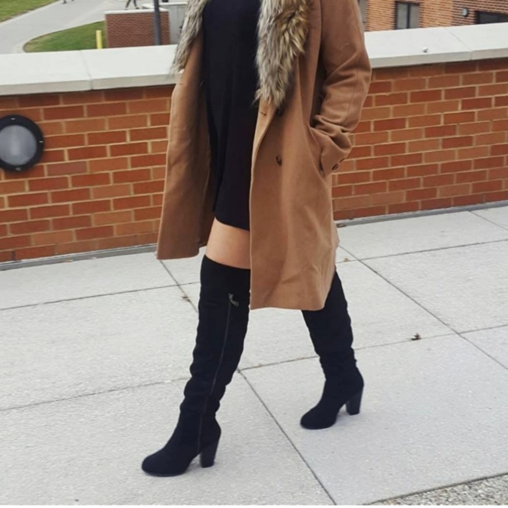 Charlotte Russe OTK Boots Size 10